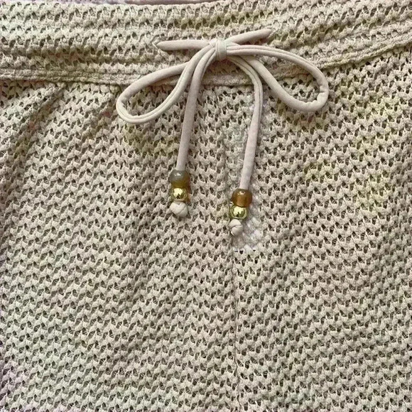 La Vie En Rose Crochet Swim Shorts nude/tan short size xl - Picture 9 of 12